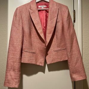 Flash sale - 50% off! Nine West Pink Blazer Tailored Fit